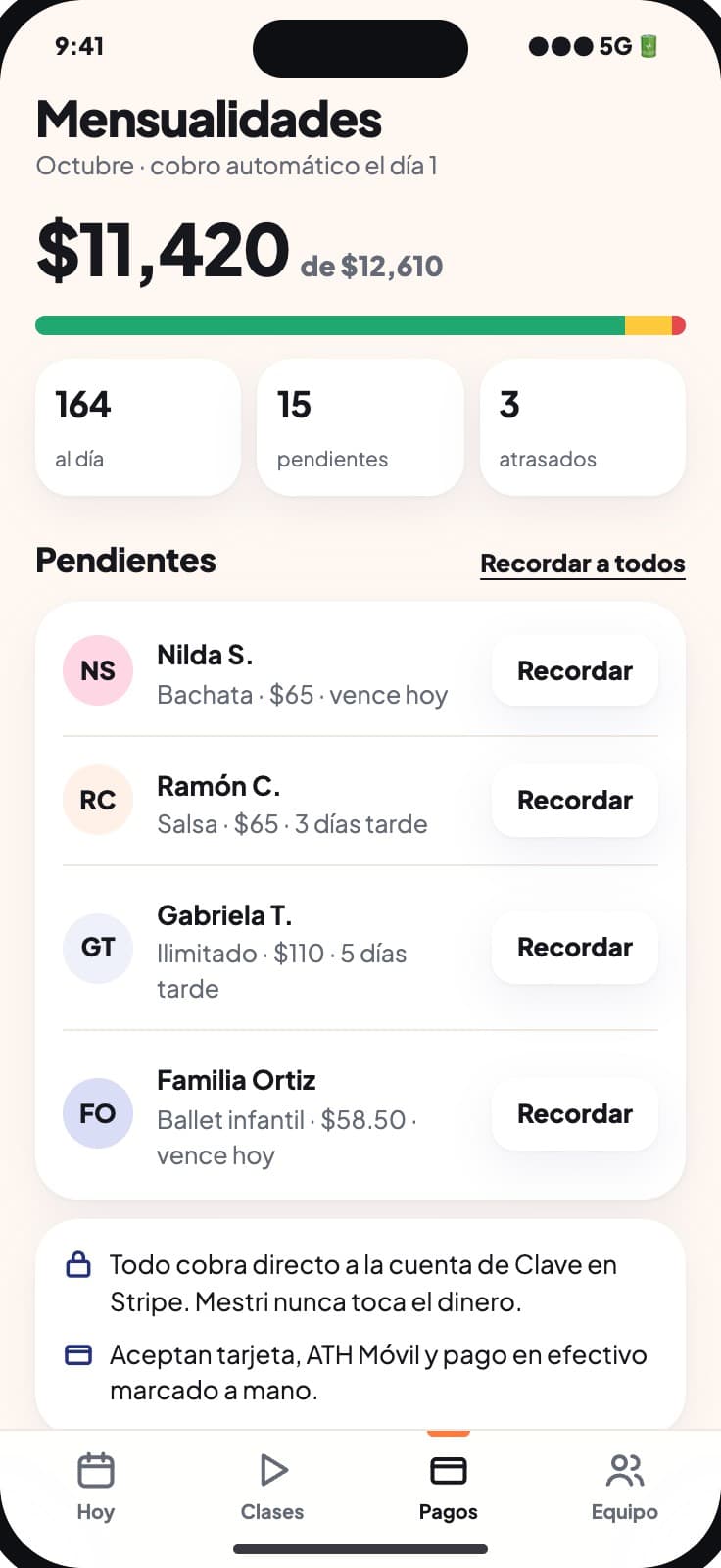 Mensualidades