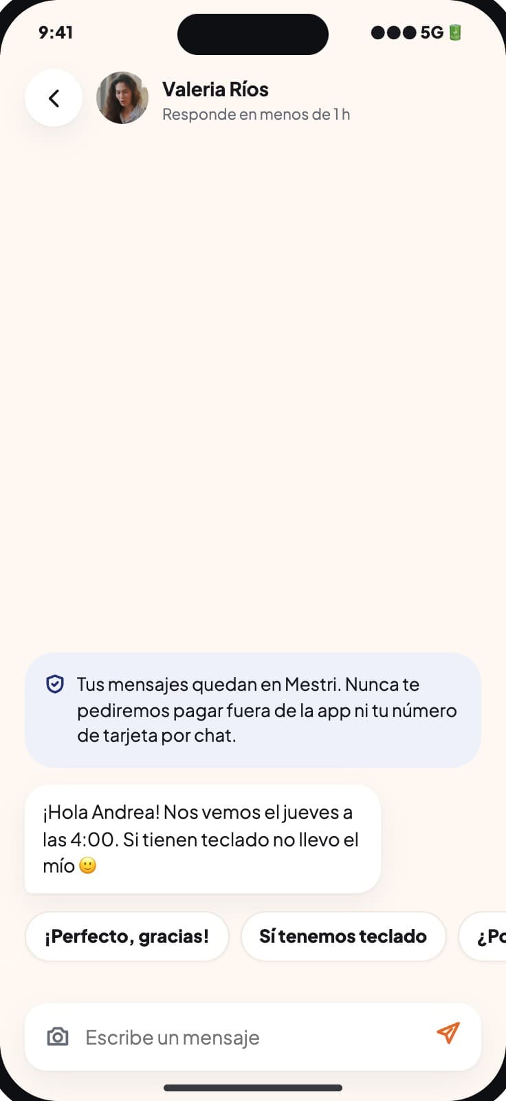 Chat with the instructor